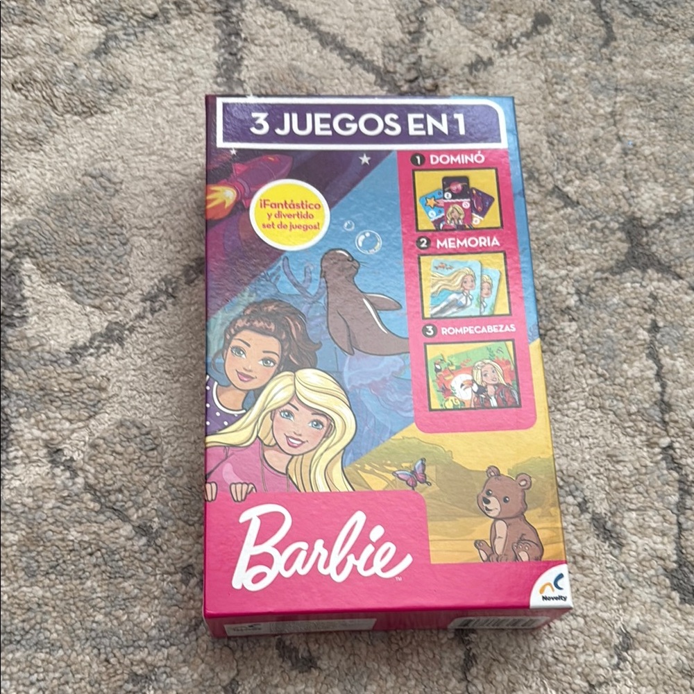 Barbie 3-in-1 Game Set